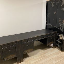 Pottery Barn Desks - 2 Desks + Filing Cabinet