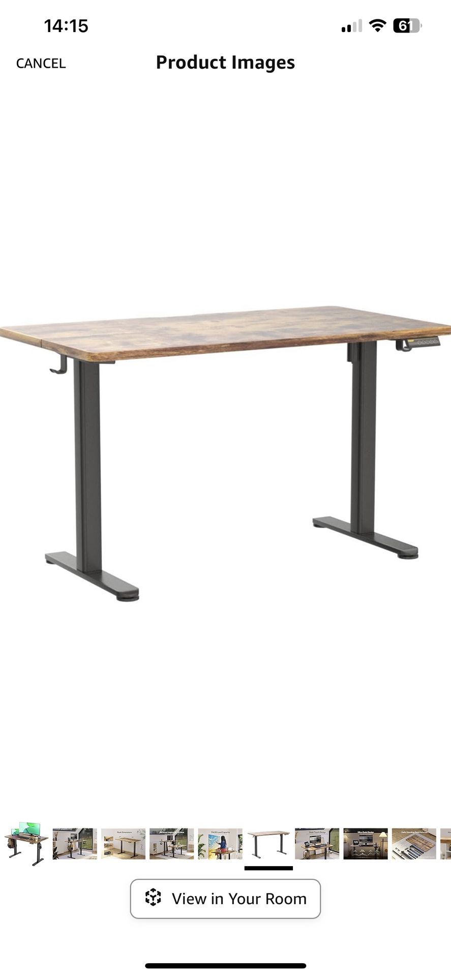 Height adjustable Desk