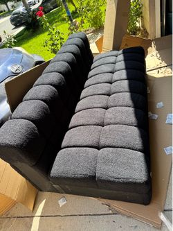 Boucle cloud couch