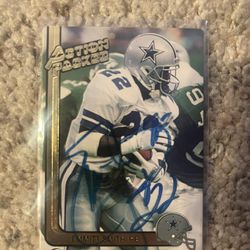 EMMITT SMITH Signed Autographed 1991 ACTION PACKED Card