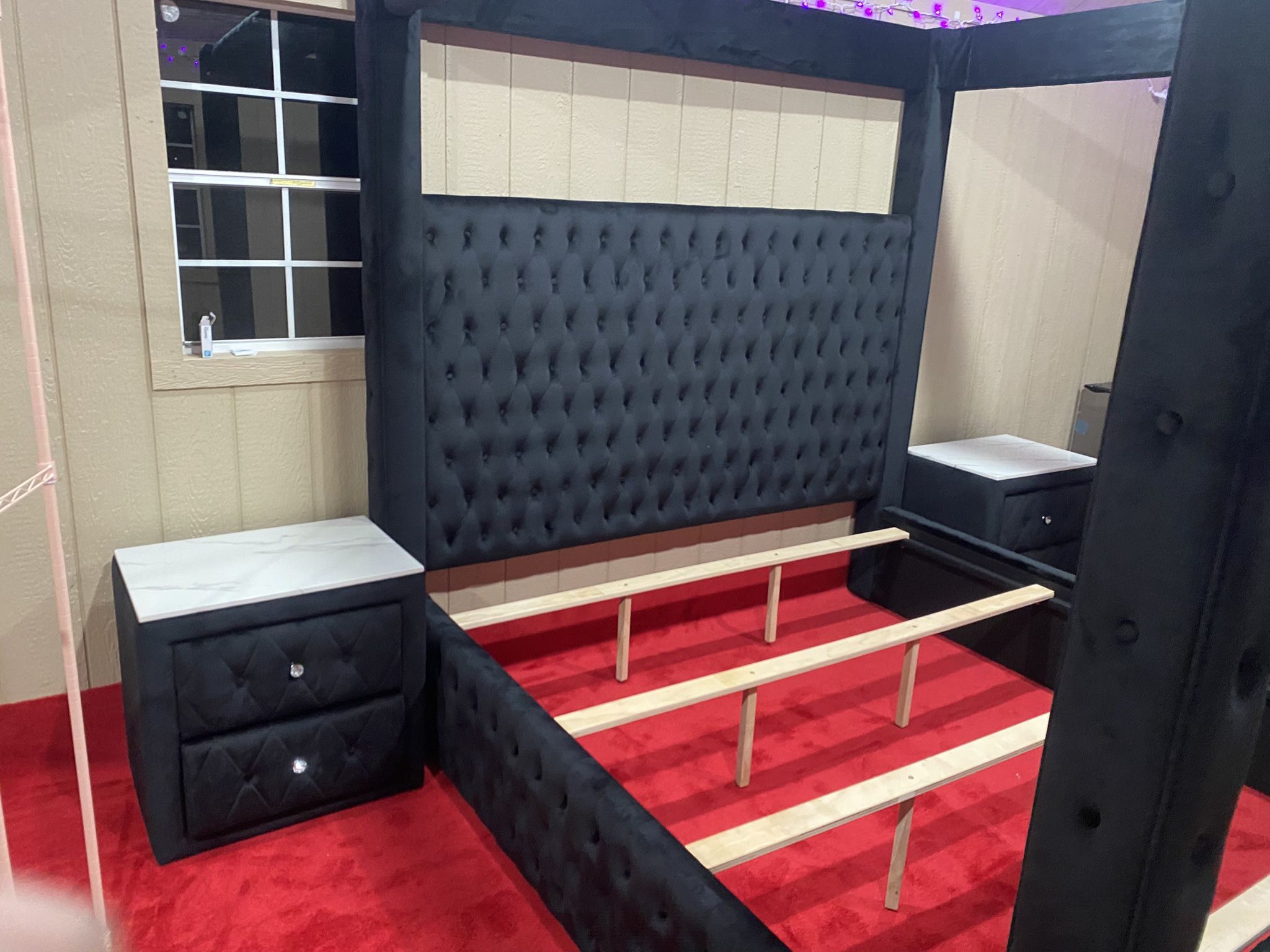 King Canopy Bed Frame In Stock