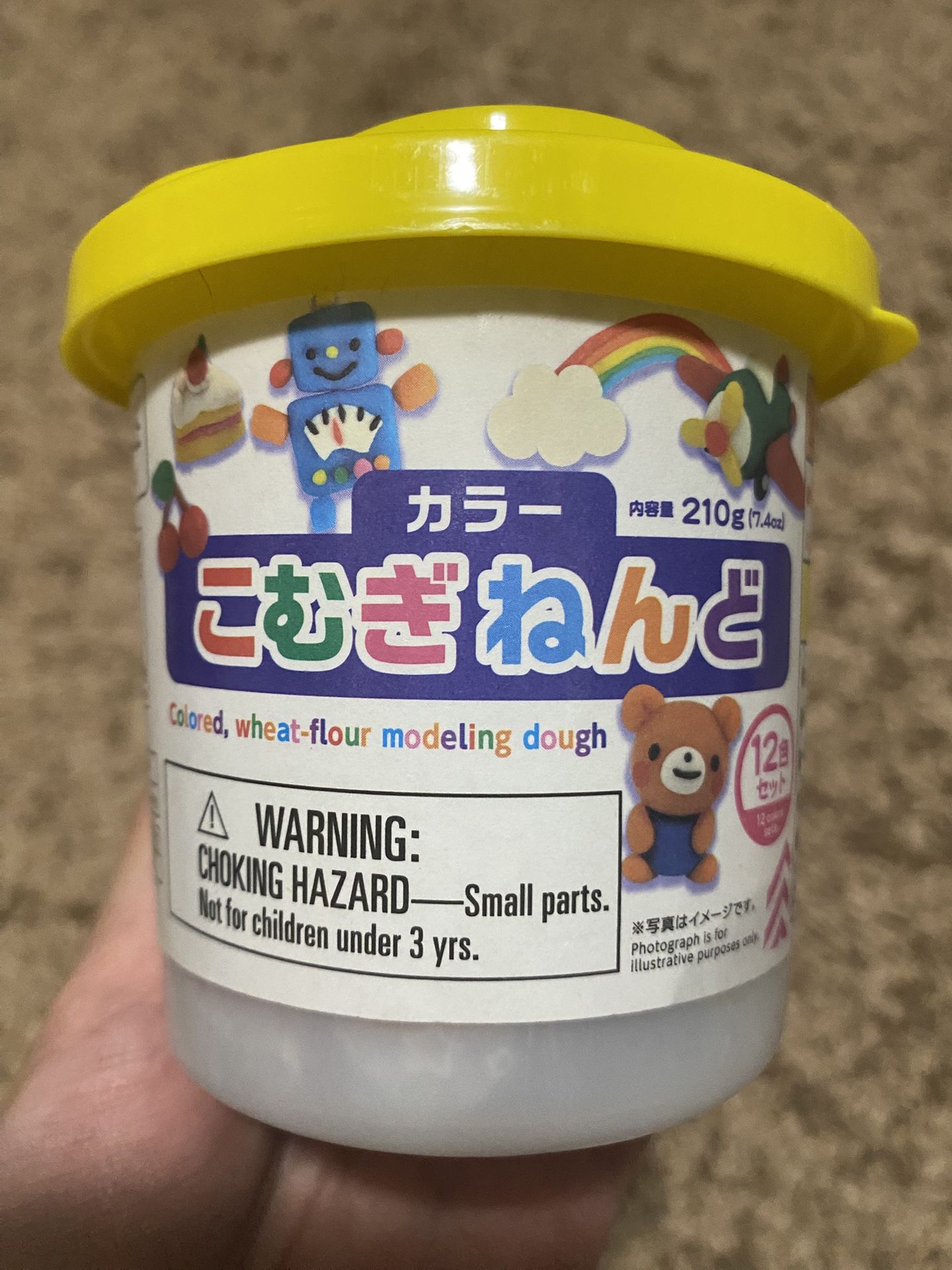 DAISO JAPAN Colored Wheat-Flour Modeling Dough (12 Colors Set)