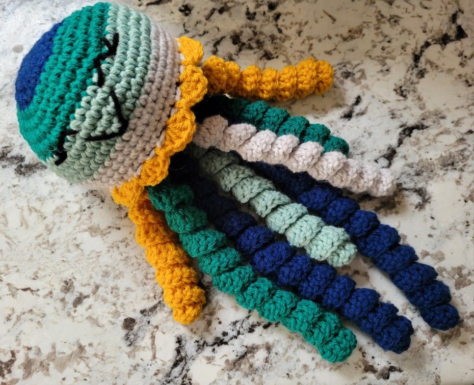Custom Hand Crocheted Octopus Or Jellyfish