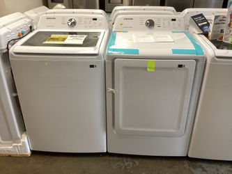 New Samsung Washer And Dryer Gas Set