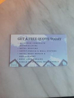 Metal Roofing And Fecia Wall Systems