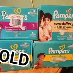 Pampers/$25 Each (Cada Caja)