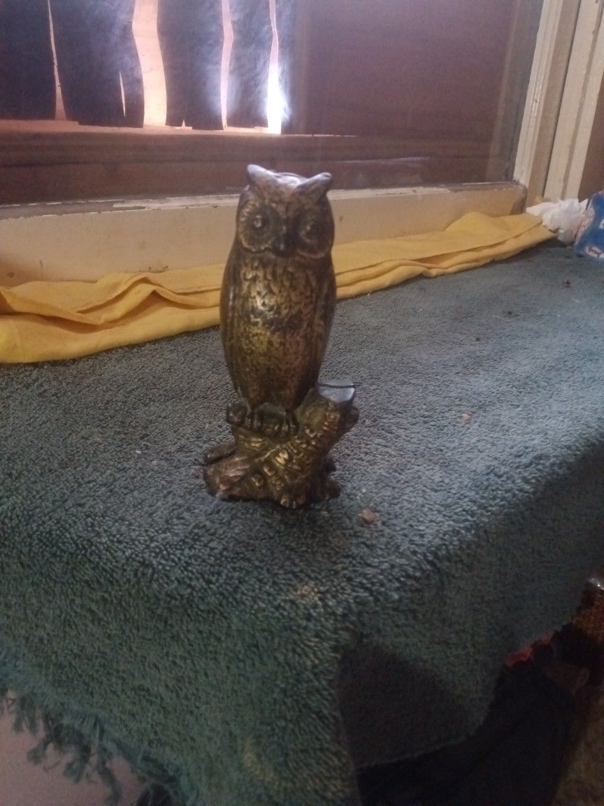 Antique Owl Piggy Bank