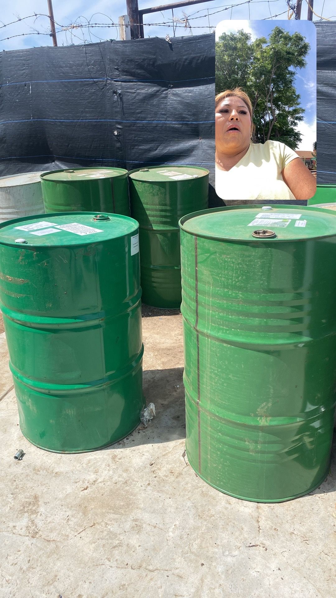 metal drums