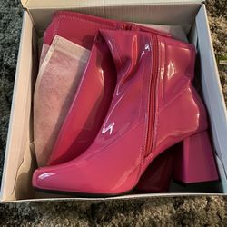 Pink Boots 8.5 New