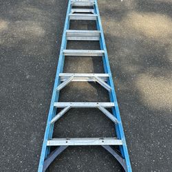 WERNER 8’ A-Frame Fiberglass Ladder 8ft