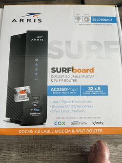 Surfboard Docsis. WiFi And Router