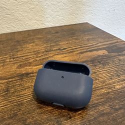 Lightly Used Silicon Navy Blue AirPods Pro Case (Fits AirPods Pro 2 and 1)