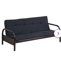 Black Metal Futon Bed