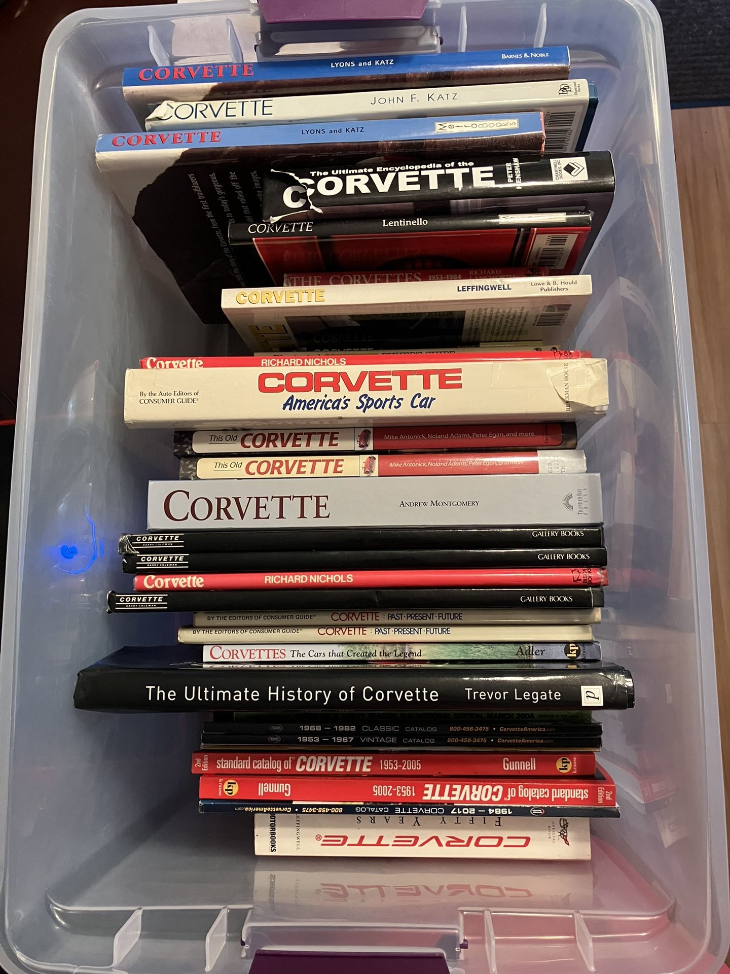 Corvette Books - Lot of 57 