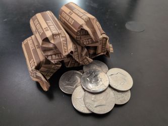 Kennedy Half Dollar Coin Rolls, 1971 to 2025