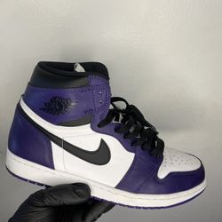 Jordan 1 Court Purple Size 12 No Box