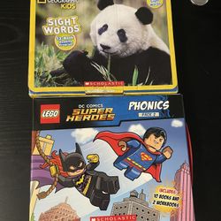 National Geographic Sight Word Readers and DC Heroes Phonics Readers