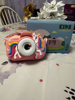 Kids Unicorn Digital Camera Pink