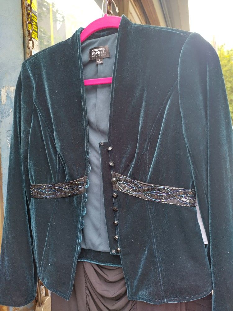 Adriana Papel Velvet boutique Jacket