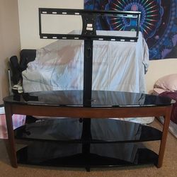 Glass Shelves Tv Stand