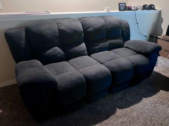 Recliner Couch (Dark Blue)