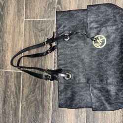 Michael Kors Black Handbag Large