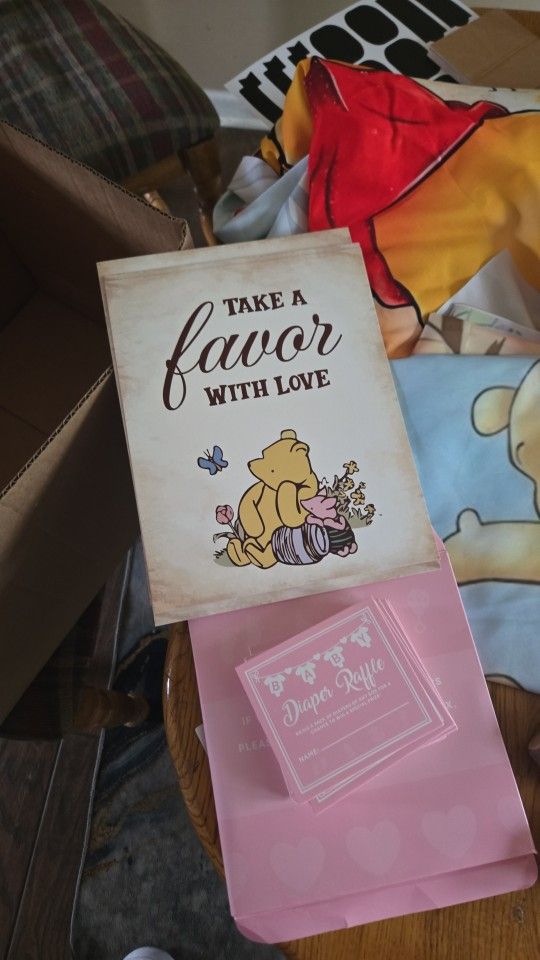 Winnie The Pooh Baby Shower Items