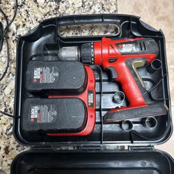 Black & Decker Battery Operated Drill