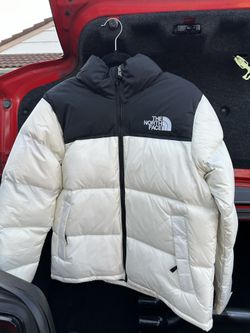 White North Face Puffer 