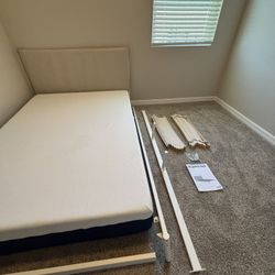 Full Bed Frame With Mattress 