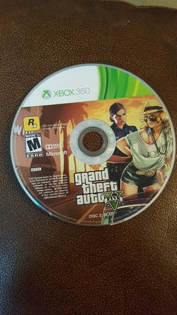 Grand Theft Auto V Five Xbox 360 Game