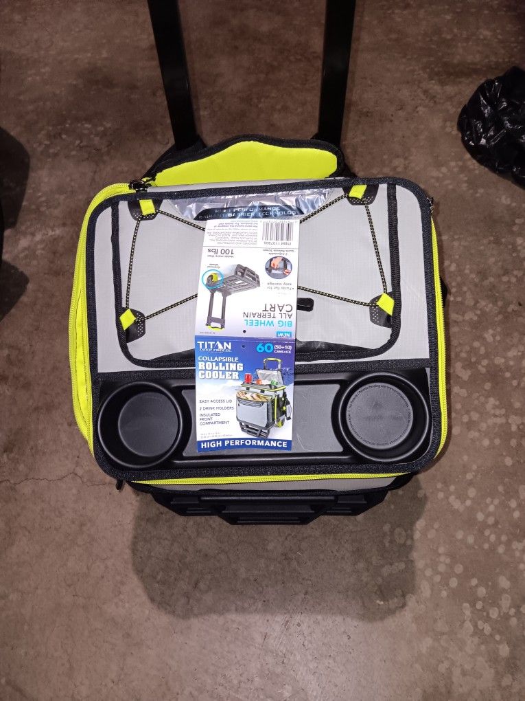 Titan Deep Freeze 60 (50+10) Can Wheeled Cooler