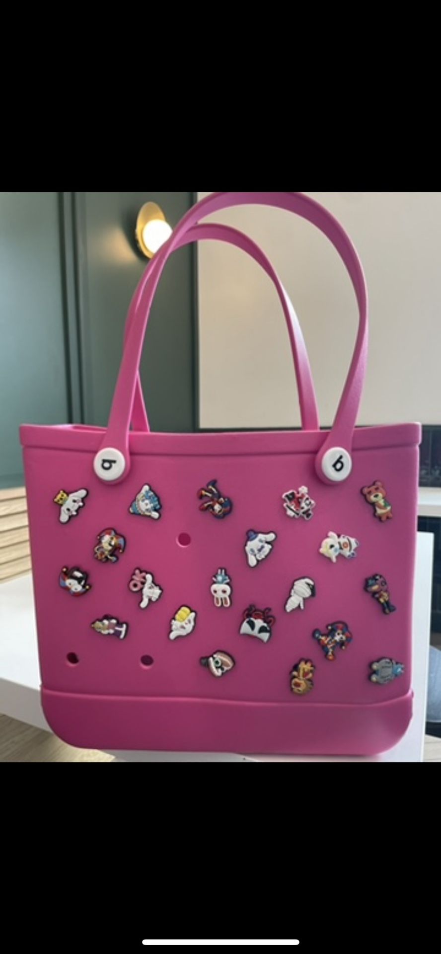 Pink Tote Bag