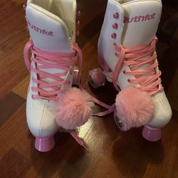2 Sets Of Girls Roller Skates 