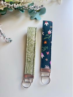 Fabric Keychain Wristlet