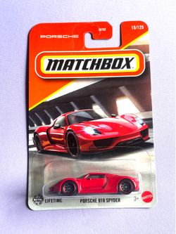 Hot wheels Matchbox Porsche 918 Spyder