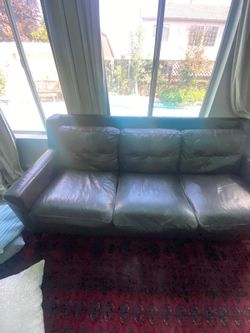 Free Set of Leather Sofa