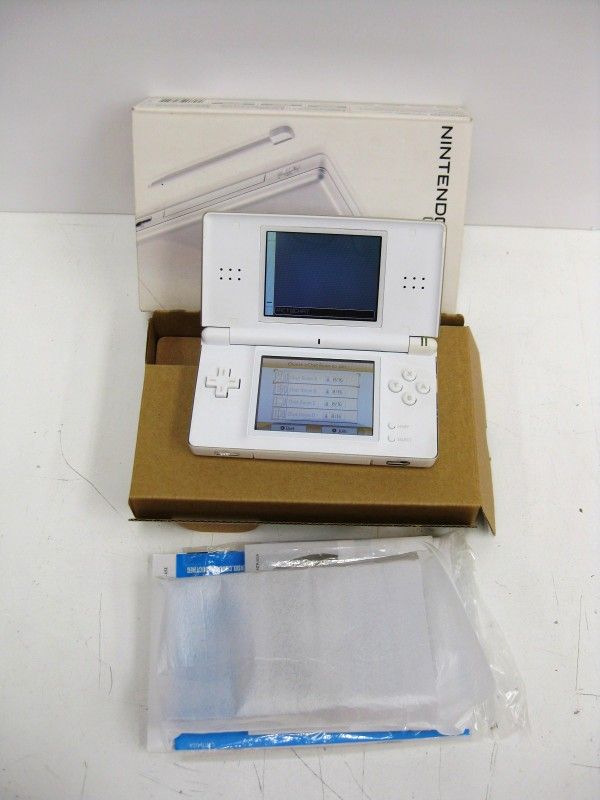 Nintendo DS Lite Game Console System White CIB