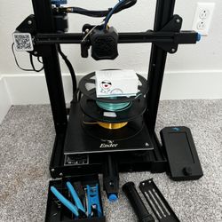 Upgraded Ender 3v2 with 8gb Sd Card