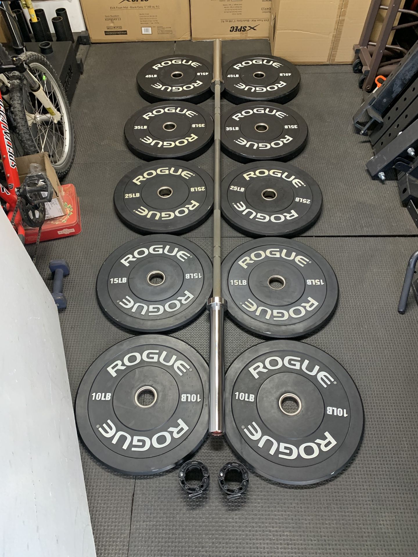 Rogue Bumper Weight Set