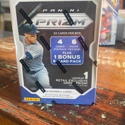 2021 Prizm Baseball Card Blaster Box
