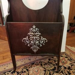 Vintage Magazine Book Rack 