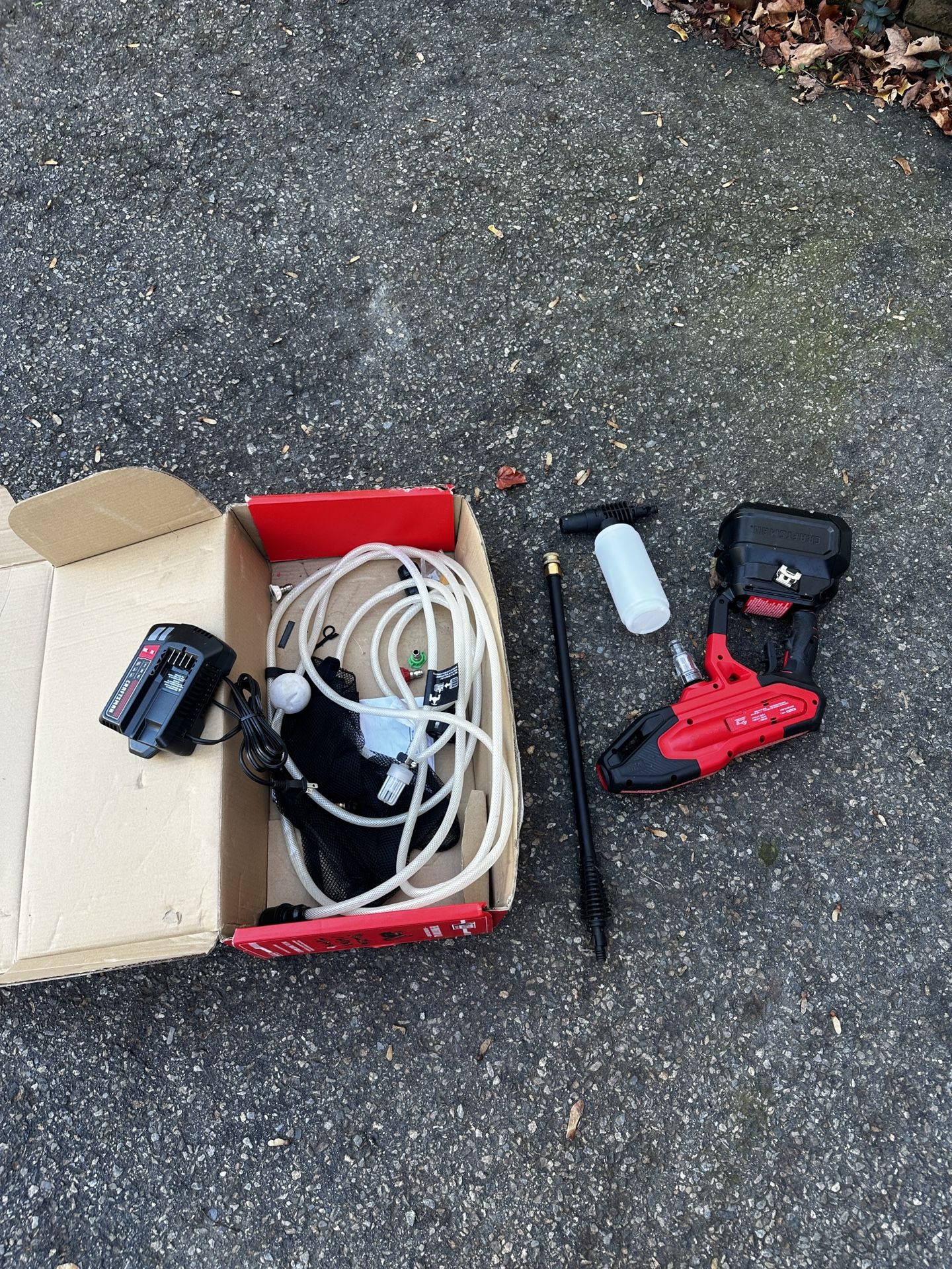 Make An Offer - Craftsman Cordless Power Washer - 20v - W Battery And Charger