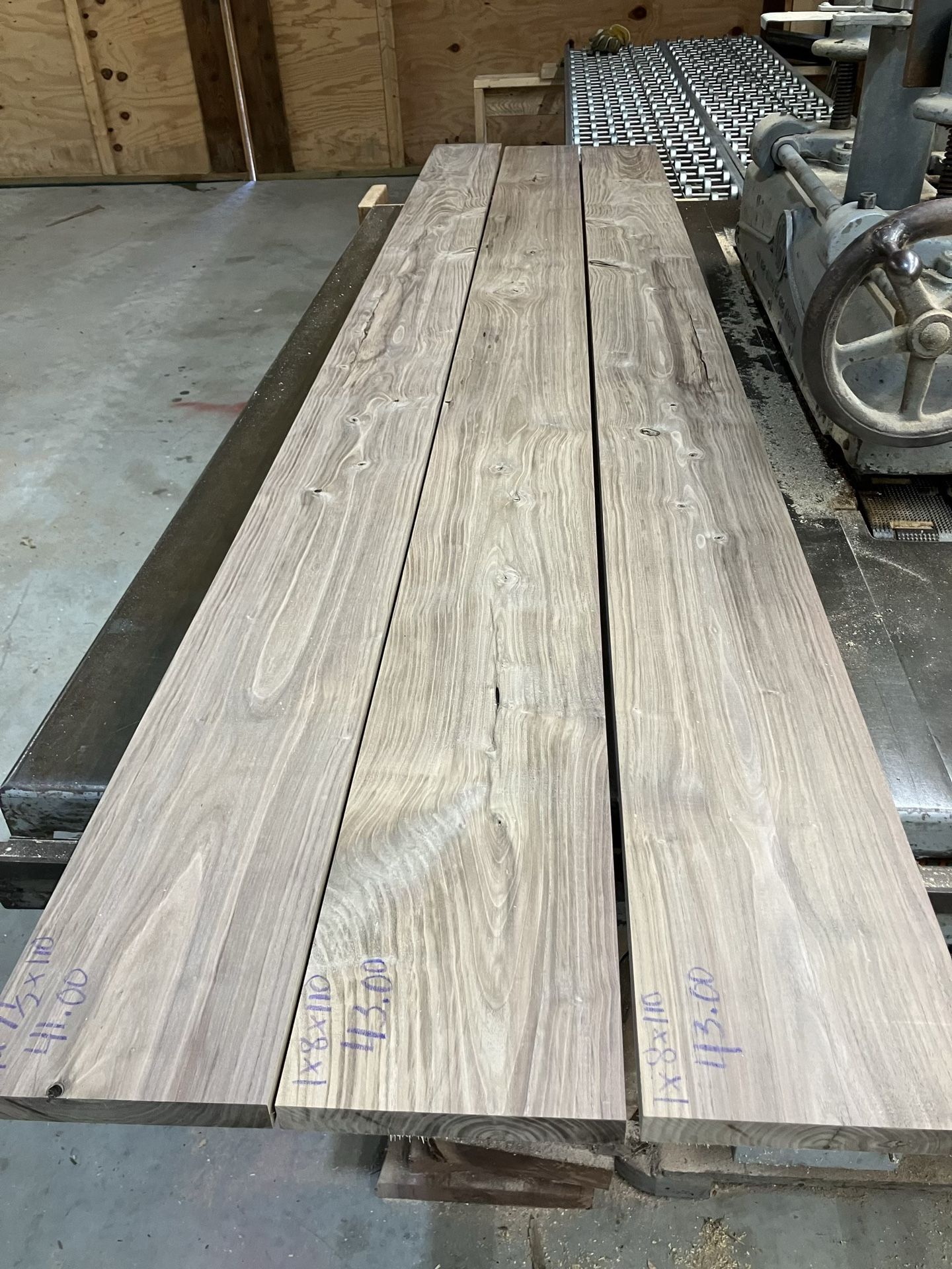 1” Black Walnut Lumber