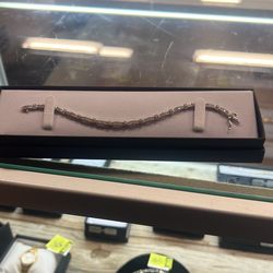 10k White Gold Bracelet