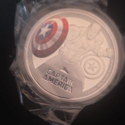 New Zealand Mint 2023 Captain America 1 oz Silver Coin .999 Fine