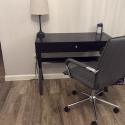 Desk and chair set