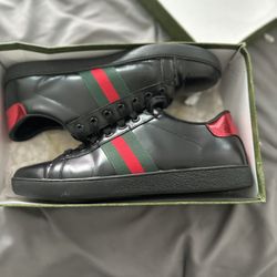 Gucci Black Ace Shoes 