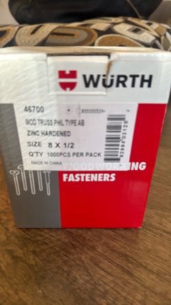 Wurth Woodworking Fasteners
