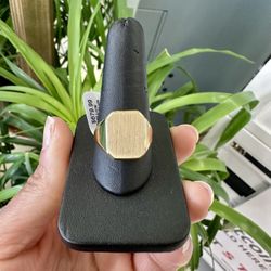 14k Blank Solid Ring